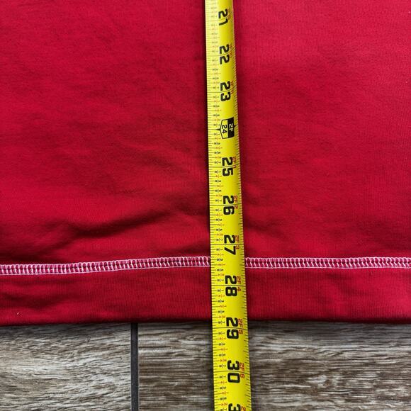 Majestic NHL Washington Capitals Hoodie Red Pullover Men's L Embroidered - Picture 12 of 14